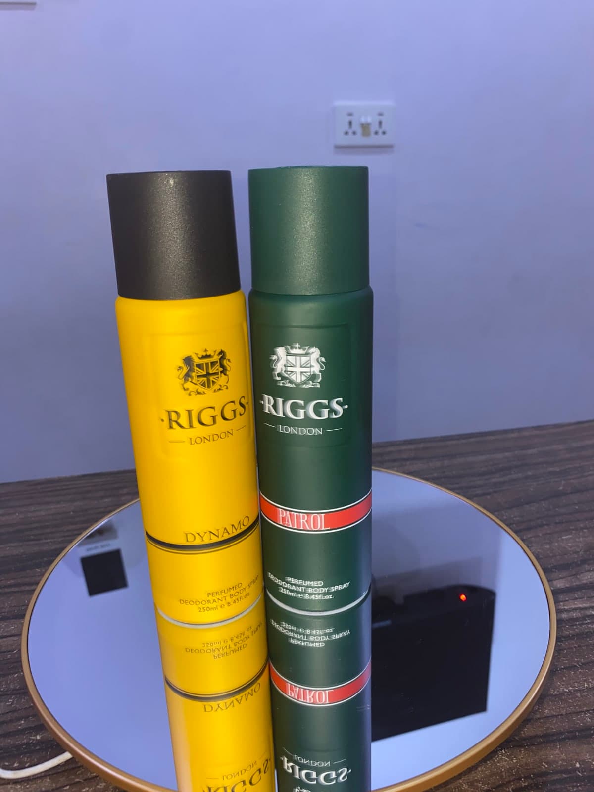Riggs perfumed deodorant body spray